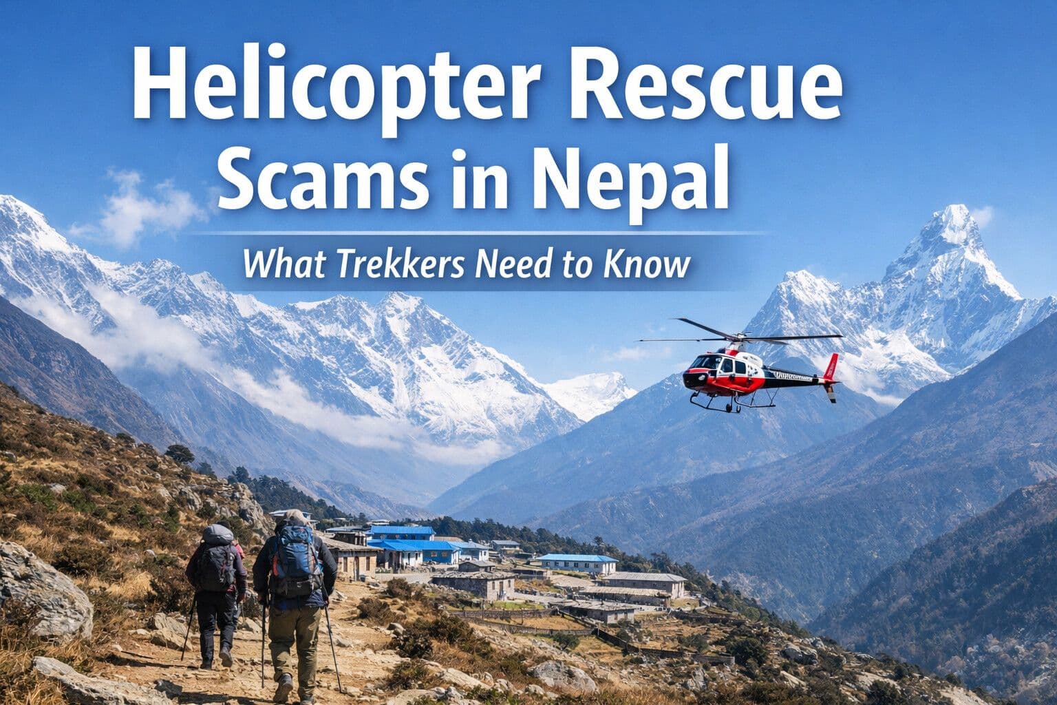 Helicopter Rescue Scams in Nepal: What Trekkers Need to Know